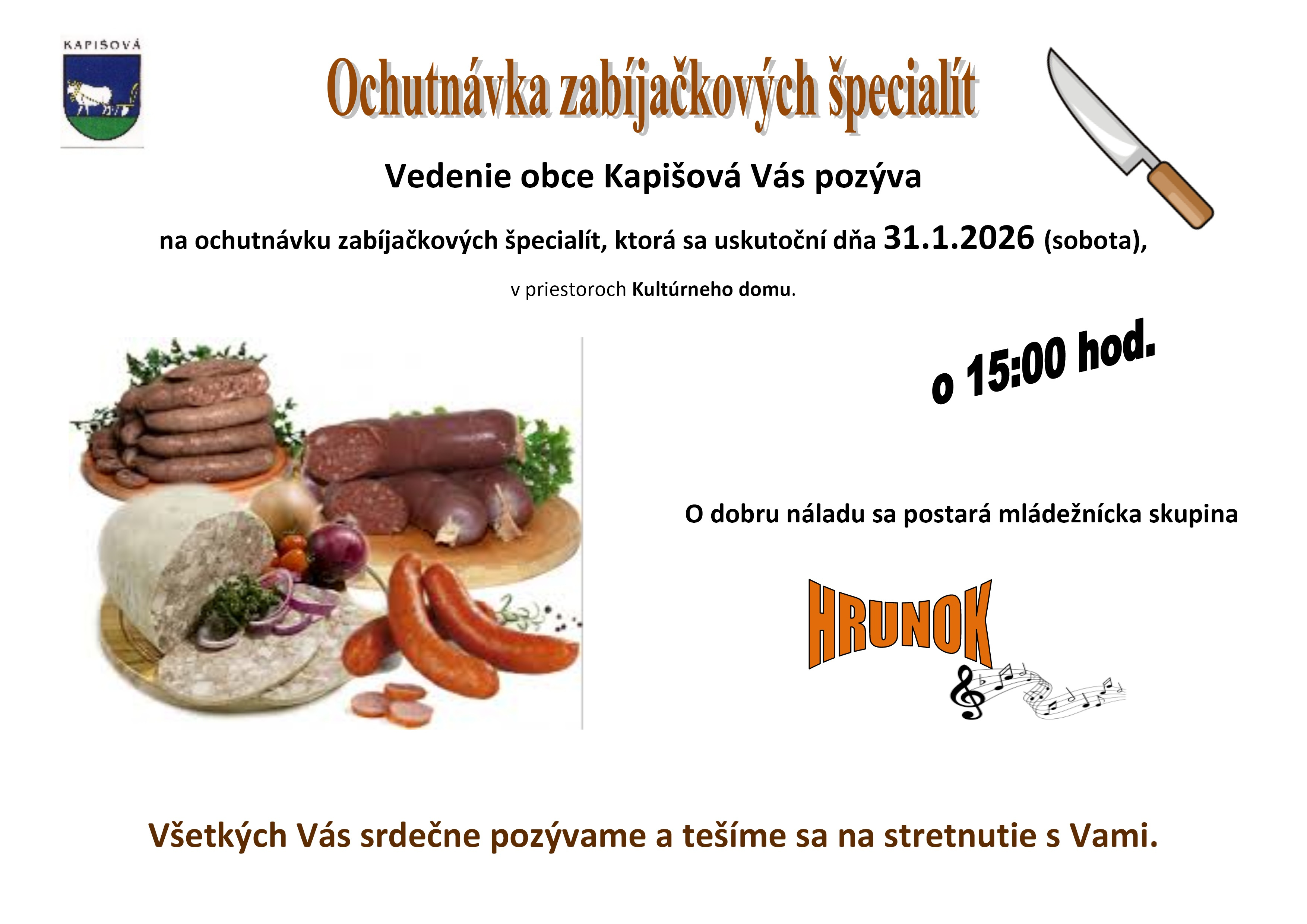 Ochutnávka zabíjačkových špecialít