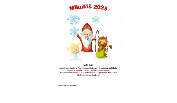 Mikuláš 2023