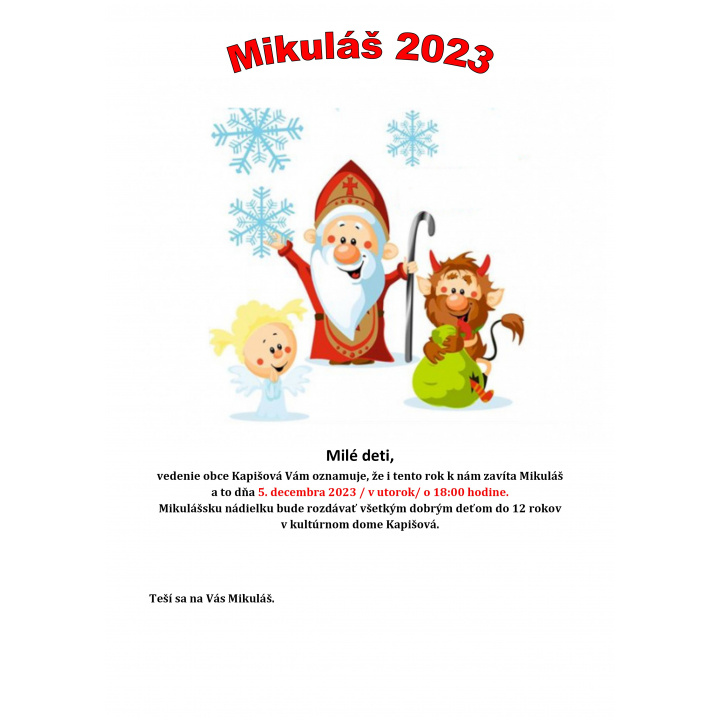 Mikuláš 2023