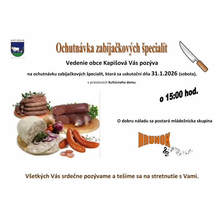 Ochutnávka zabíjačkových špecialít