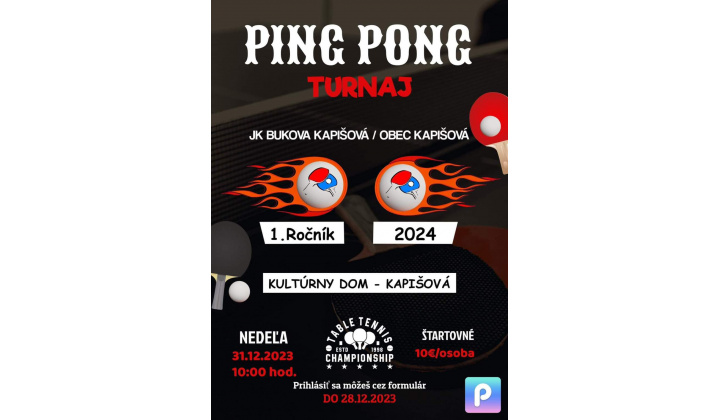 PING PONG turnaj