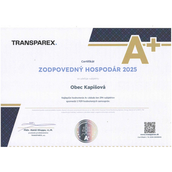 Zodpovedný hospodár 2025
