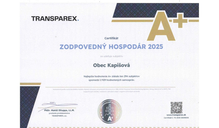 Zodpovedný hospodár 2026